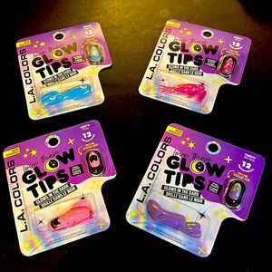 New! Glow in the dark fashion nails! LA Colors
4 packs as shown‎